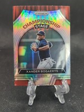 2022 Prizm Championship Stage Silver Prizm #CS8 Xander Bogaerts - Boston Red Sox