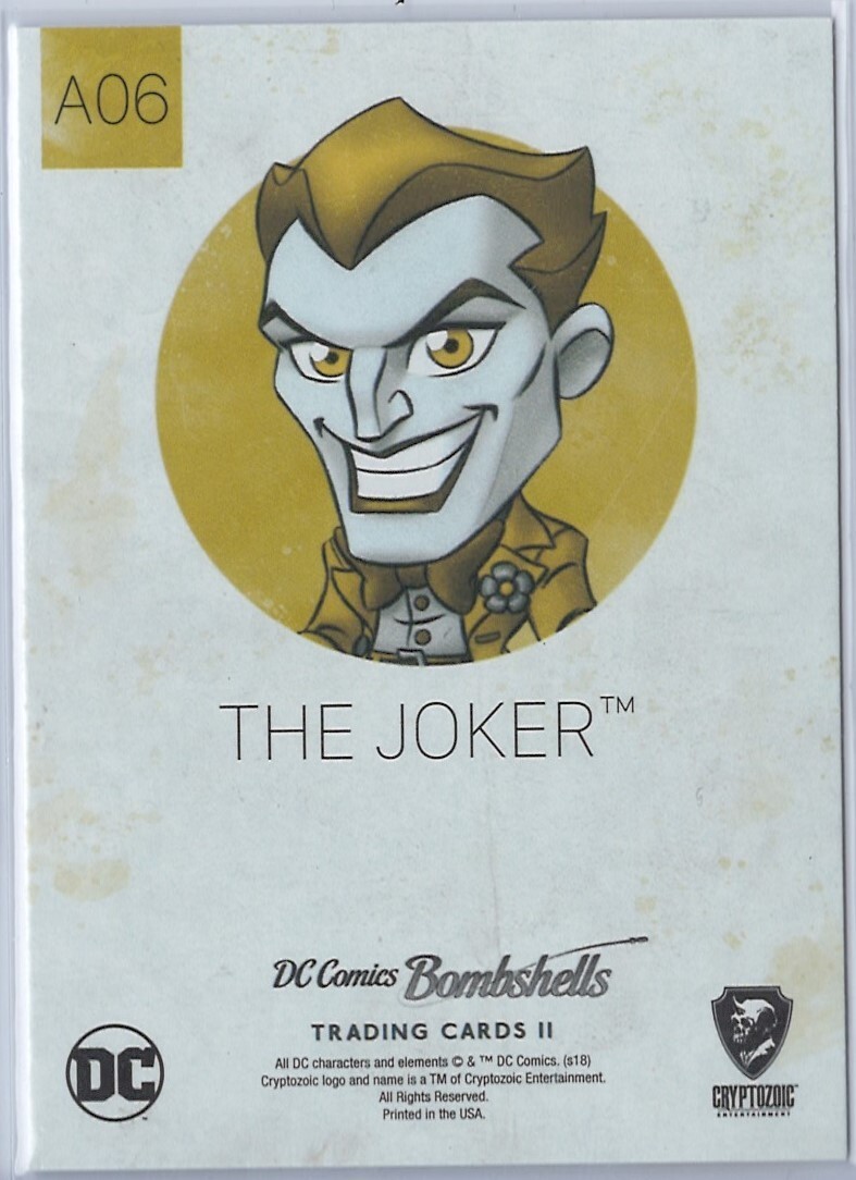 DC Comics Bombshells II 2 PRODUCTION SKETCHES Insert Card