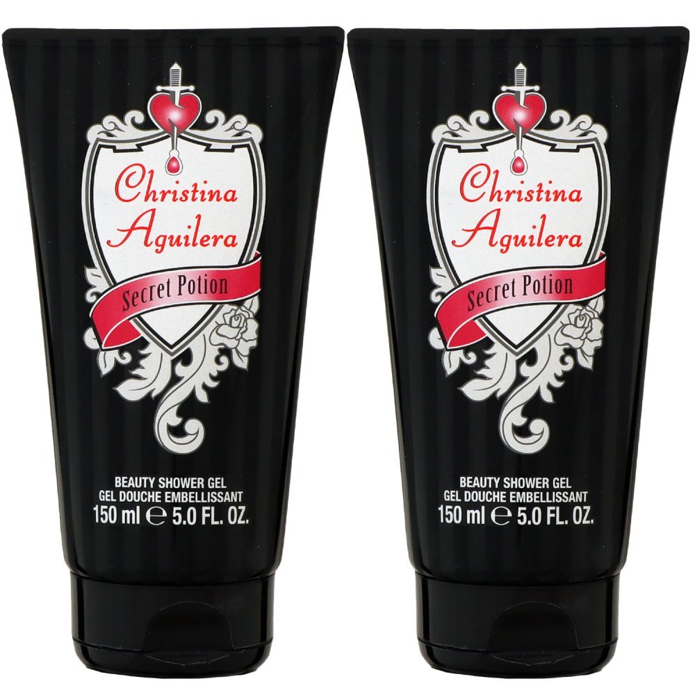 Christina Aguilera Secret Potion 2 x 150 ml Showergel Duschgel Shower Gel Set OV