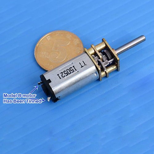 ZGA12-N30 12mm DC 5V-6V 42RPM-50RPM Micro Full Metal Gear Motor Large Torque - Bild 6 von 10