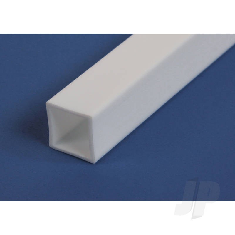 Evergreen 14in (35cm) Plastic Square Tube .250in (1/4in) (10 pack)