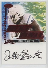 2022 SAGE Low Series Next Level Signatures Red Jeffrey Gunter #NLS-JG2 Auto 4z8