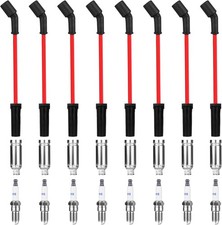 8 Pcs Spark Plug Wires Set  41-110 Iridium Spark Plugs Compatible with 2000-201