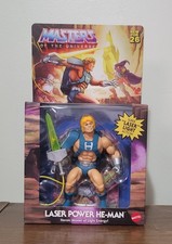 Masters of the Universe Origins Deluxe Laser Power He-Man  Mint in Box