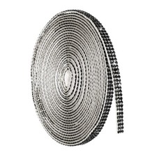 4 Yard 3 Row Self Adhesive Rhinestone Ribbon Crystal Strips Black