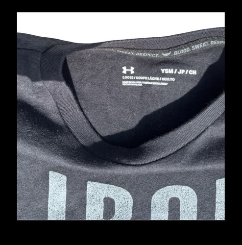 Under Armour Boys' Project Rock Iron Paradise Short Sleeve T-Shirt Youth Small - Picture 3 of 3