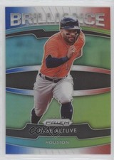 2020 Panini Prizm Brilliance Red White & Blue Prizm Jose Altuve #B-7 04br