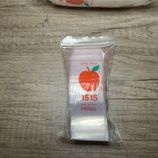 Apple Bags CLEAR 1.5 x 1.5  1700ct - 1515 PREMIUM QUALITY  THICKNESS 2.5 mil 