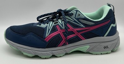 ASICS GEL Venture 8 Women s Trail Running Shoes Size 11 Wide Blue Pink Read