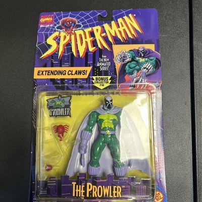 1995 Toy Biz Spider-Man The New Animated Series The Prowler Extending Claws!
