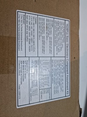 1628 Teile Basis Elektronik Komponenten Sortiment Kit
