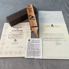 1990 Dick Kirby Quaker Boy Custom Turkey Box Call 52/100 Artwork by Turner w COA