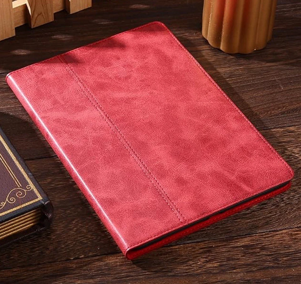 NANROIL Samsung S8 + 12.4 Pen Case Red Genuine Leather Protective Shell Sleep - Image 2 of 4