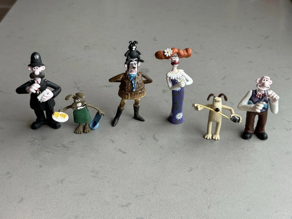Wallace & Gromit Curse Of Were Rabbit Carrot Collector Mini Figure Set (2005)