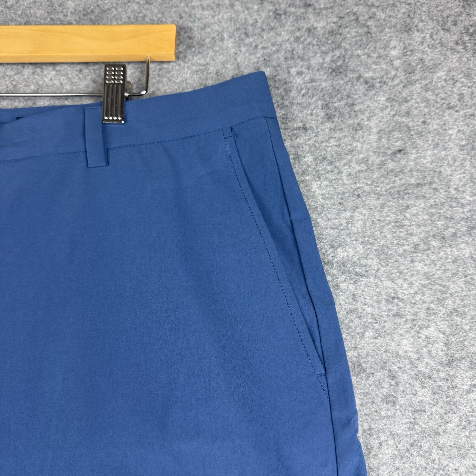 Vineyard Vines Size 42 Solid Blue Flat-Front Brea… - image 3