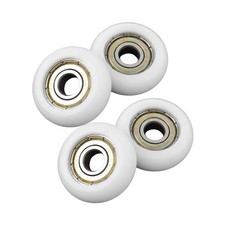 4 Pcs White Roller Wheels for Treadmills  Aero Pilates Reformers