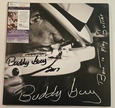 BUDDY GUY SIGNED RECORD ALBUM AUTO BORN TO PLAY GUITAR JSA COA S30400