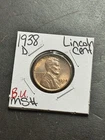 1938 D Lincoln Wheat Cent Penny BU Uncirculated MS++ Better Date 1c Coin (19040)