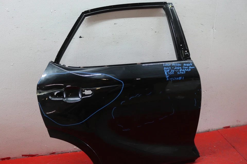 2023 2025 LEXUS RX350 RX450H RIGHT SIDE REAR DOOR SHELL OEM Foto 4 de 4