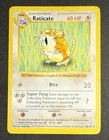 Raticate 40/102 Uncommon Base Set SHADOWLESS Vintage 1999 Pokémon TCG LP