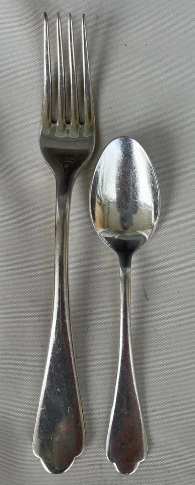 Mepra 18/10 不锈钢 4 晚餐叉 4 茶匙 意大利制造 — 第 4/4 张图片