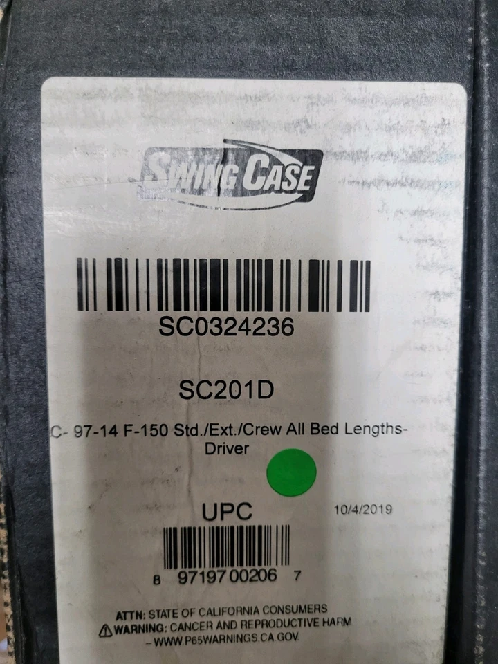 Caja de herramientas con caja oscilante para Ford F-150 1999-2014 lado del conductor Foto 4 de 4