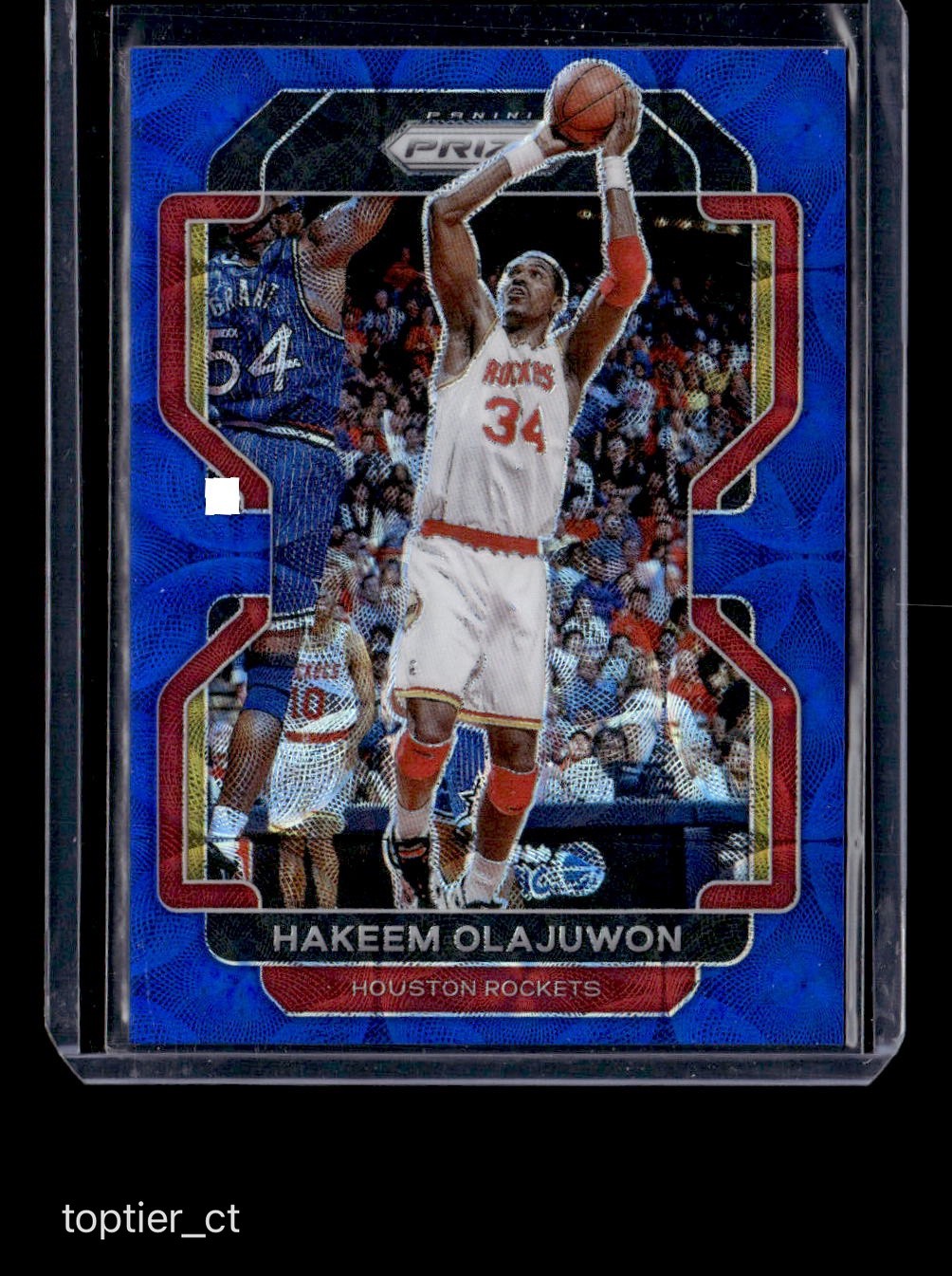 2021-22 Panini Prizm #265 Hakeem Olajuwon Choice Blue #/39