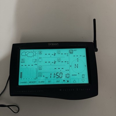 Oregon Scientific WMR968 Weather Station Cable Free Touchscreen BASE ONLY Works