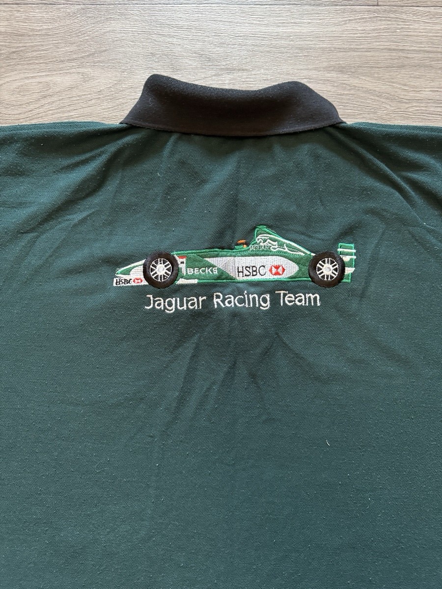 2000s Jaguar Racing Team HSBC F1 Mens Polo Shirt Fits Size XL | eBay