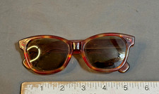 Vintage WILLSON Tortoise acrylic plastic SAFETY SUN GLASSES 1950s 1960s WILSON