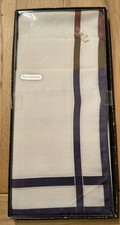 Premium Taschentuch Set 100% Baumwolle, Stofftaschent&uuml;cher Vintage ,3 St&uuml;ck ,OVP