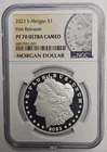 2023 S Proof Morgan Silver Dollar $1 NGC PF 70 Ultra Cameo First Releases Label