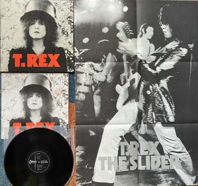 Marc Bolan T.Rex Slider Japan 1 Press, Poster/ Booklet/Pic/ GF/ Vers without EMI