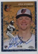 2023 Topps Chrome Platinum Anniversary 34/99 Kyle Stowers #CPA-KS Auto 0hk3