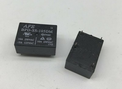 2PCs  New Ai Fu Relay BPD-SS-105DM AFE 10A250VAC 5VDC*pz