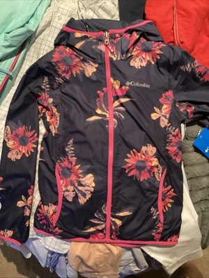 Columbia Girls Kids Zip Up Reversible Jacket Medium M 10/12 | eBay