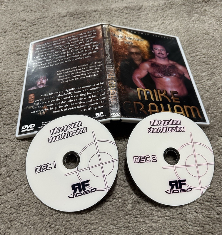 RF Video Mike Graham Shoot Interview DVD 2-Disc Set Tall Case