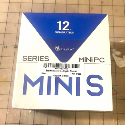 Beelink Mini S12 Mini PC, Intel 12th Gen Alder Lake N95, 8GB 256GB