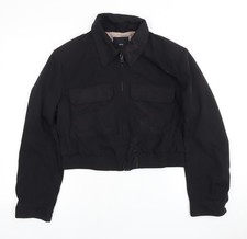 MNG Women's Black Bomber Jacket L Regular