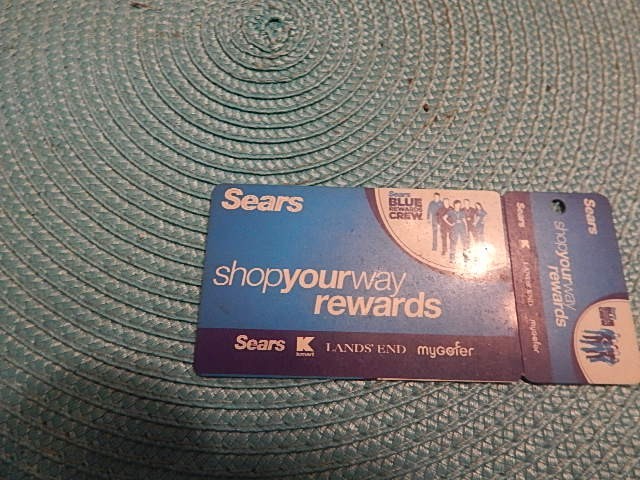 RARE Vintage Sears shopyourway Rewards Card - unused and unsigned