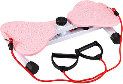 Pink Waist Twisting Fitness Board for Weight Loss and Foot Massage