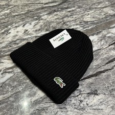 Lacoste Black Beanie