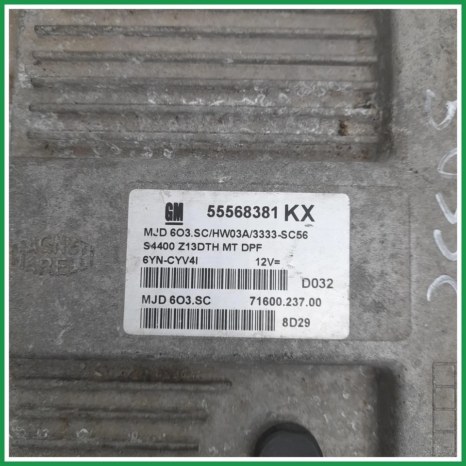 Centralina Iniezione Magneti Marelli MJD6O3.SC Opel Corsa D 55568381 2006 2010 - Immagine 3 di 4