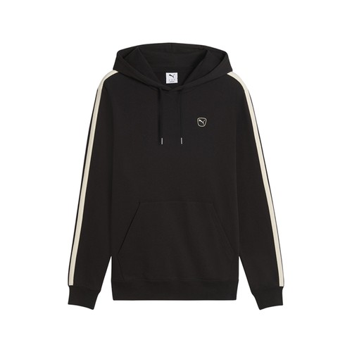 PUMA Elevated Essentials Pullover Hoodie Mens Black Casual Outerwear 69201601