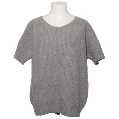 Madeleine, pull en tricot, taille : M, gris, cachemire, rayures, tricot côtel... - Photo 1/4