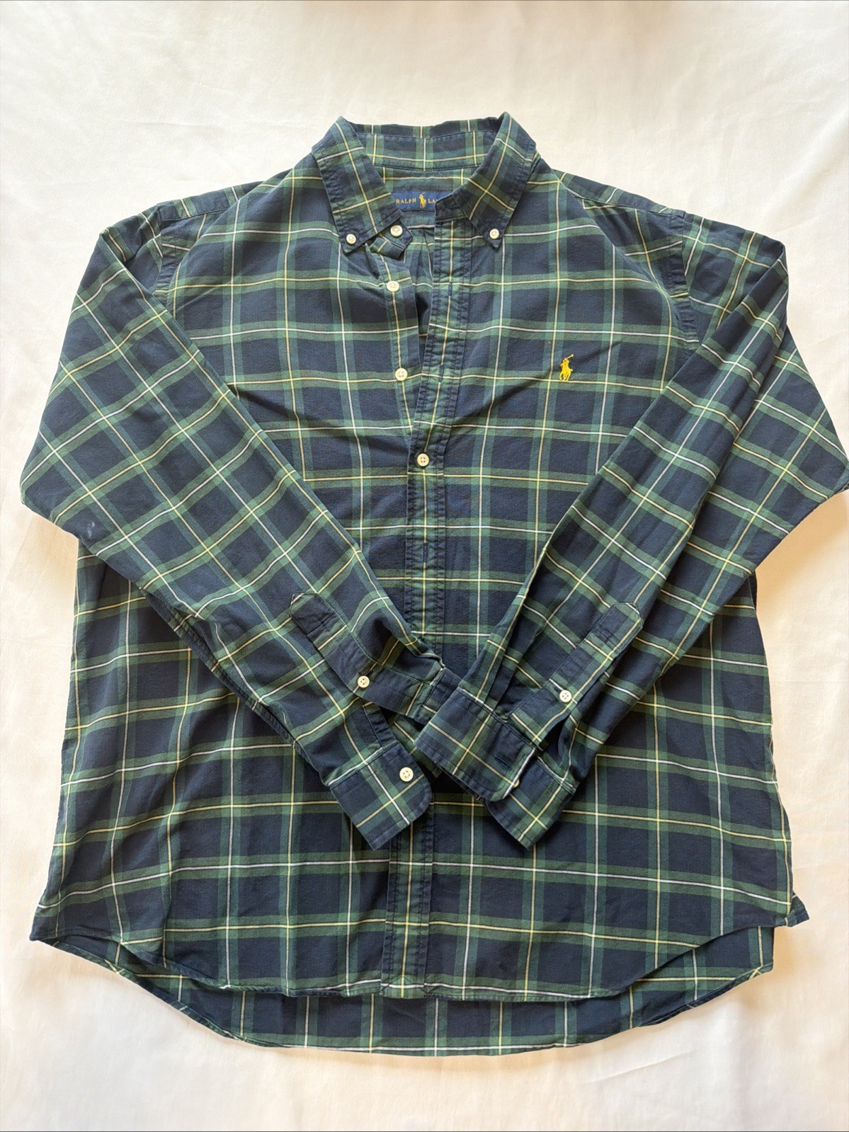 Men's Polo Ralph Lauren Button Down Casual Shirt  XL