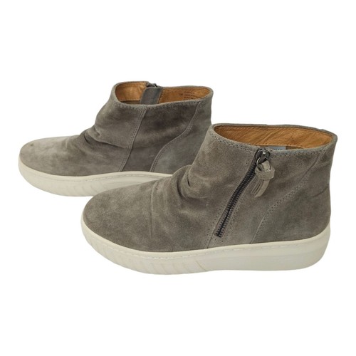 Sofft Aqua Portland Ankle Boot Womens 9 M Suede Leather Side Zip Fashion Sneaker - Picture 17 of 18