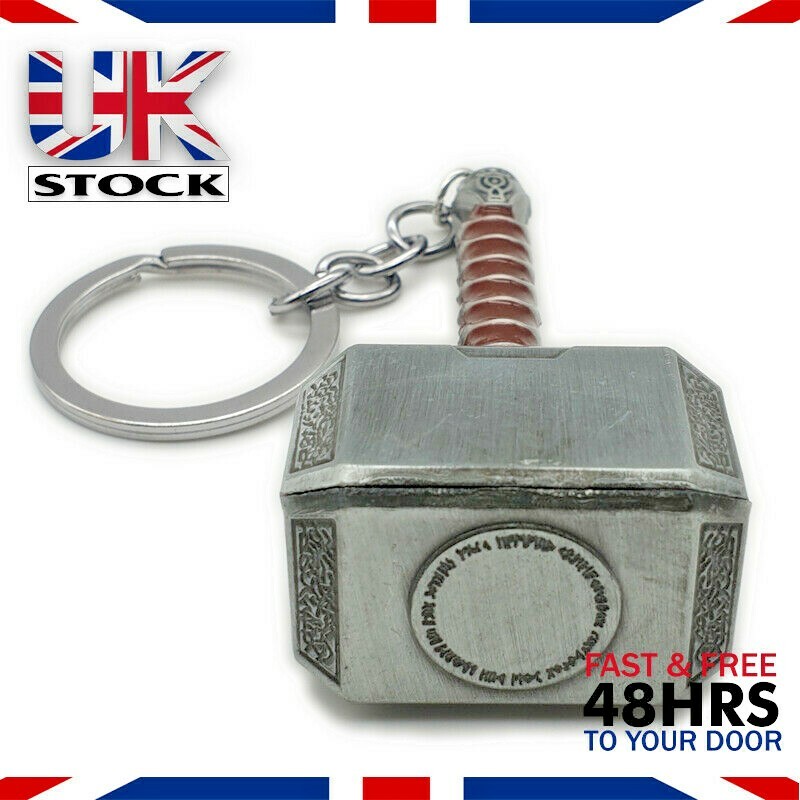 Marvel Avengers Thor Hammer keyring Key chain Avengers Gift High