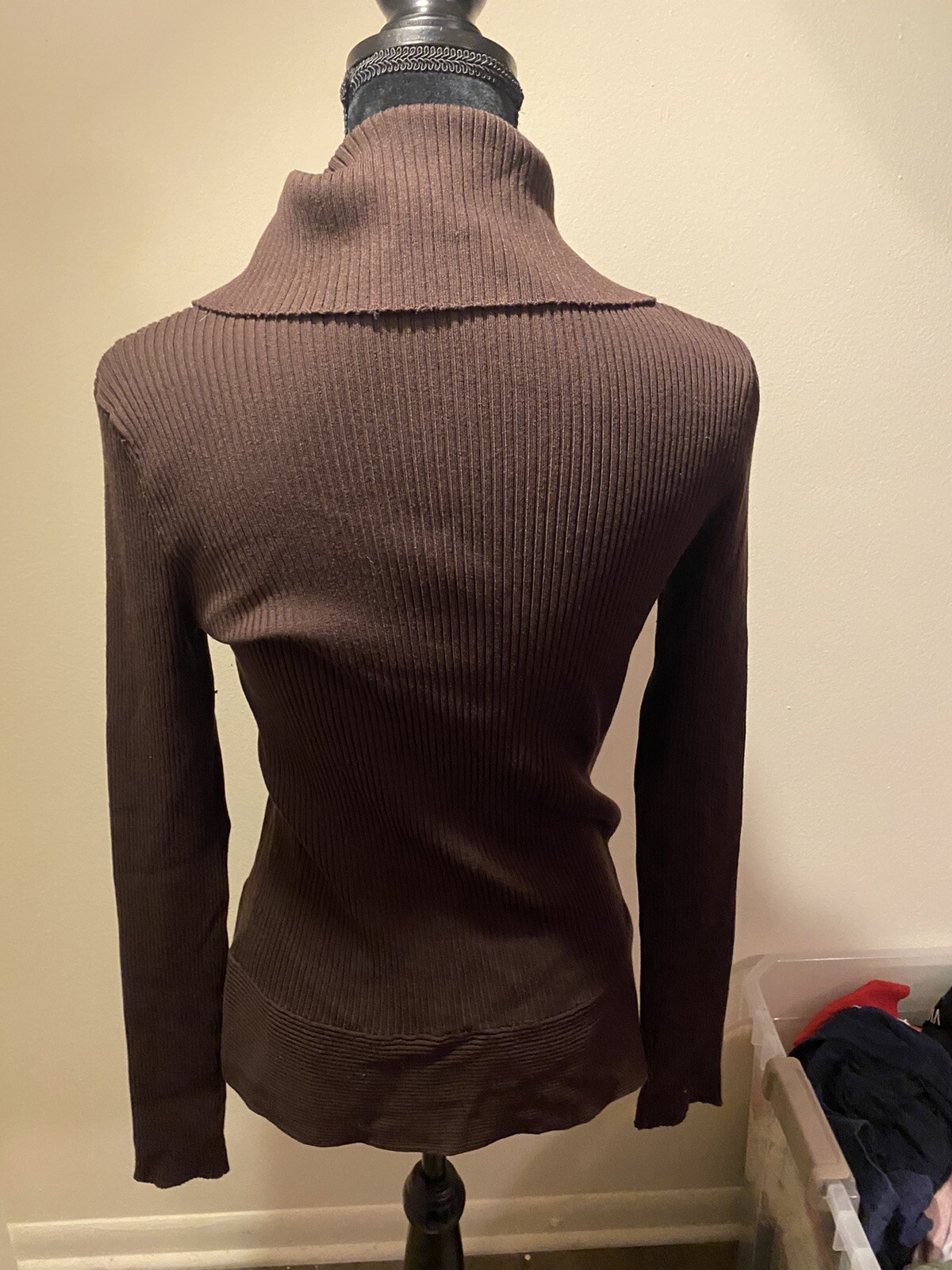 Cache Studded Zip Brown Jacket Size Large - image 8