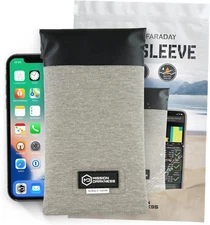 Dry Shield Faraday Phone Sleeve Slim Waterproof Dry Bag RF Shielding Liner EMP